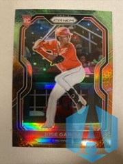 2021 Panini Prizm Cosmic Haze Prizm Jose Garcia #74 Rookie RC